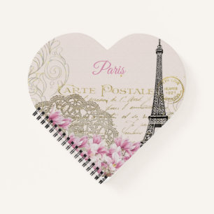 Cuaderno Viñeta Eiffel Torre Paris Postcard