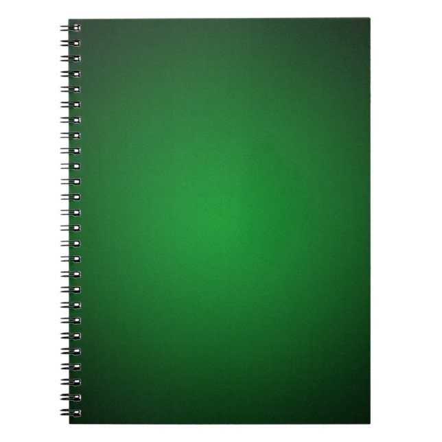 Cuaderno Viñeta granulada verde-negro (Frente)