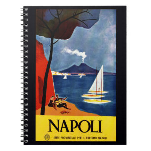 Cuaderno Viñeta Napoli Nápoles Italia portátil