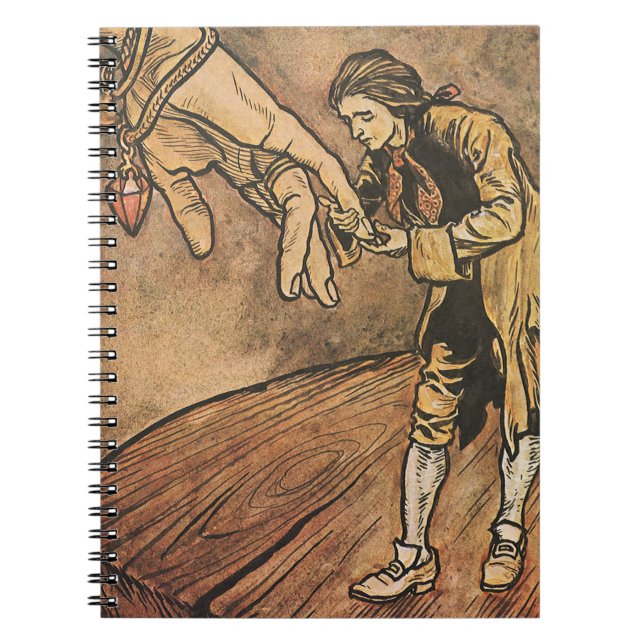 Cuaderno Viñetas de Gulliver de Arthur Rackham (Frente)