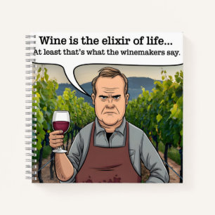Cuaderno Vineyard, el vino es el elixir de la vida