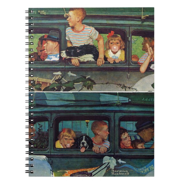 Cuaderno Viniendo y yendo por Norman Rockwell (Frente)