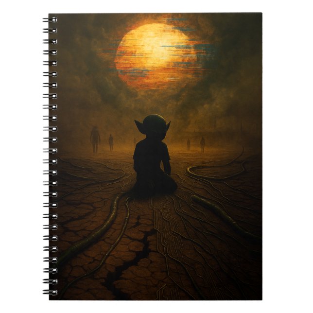 Cuaderno Vinieron mientras el sol se derritía (Frente)