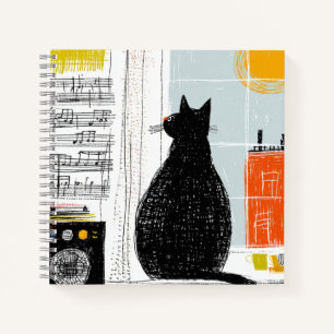 Cuaderno Vinilo Gato Negro High Rise Live Set