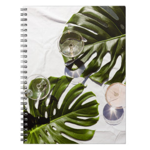 Cuaderno Vino blanco en gafas