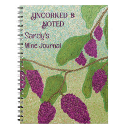 Cuaderno Vino Descorchado y Anotado Vino Personalizado