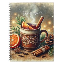 Cuaderno Vino extraído del mercado navideño tradicional