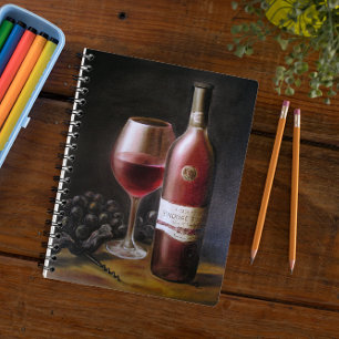 Cuaderno Vino Rojo