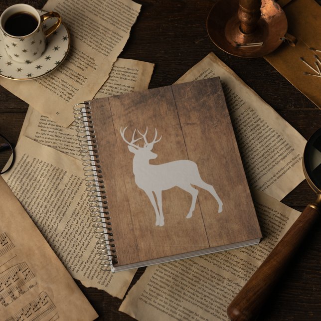 Cuaderno Vintaga Beauty Wood & Deer (Subido por el creador)
