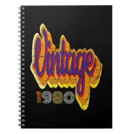 Cuaderno Vintage 1980
