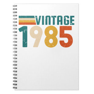 CUADERNO VINTAGE 1985