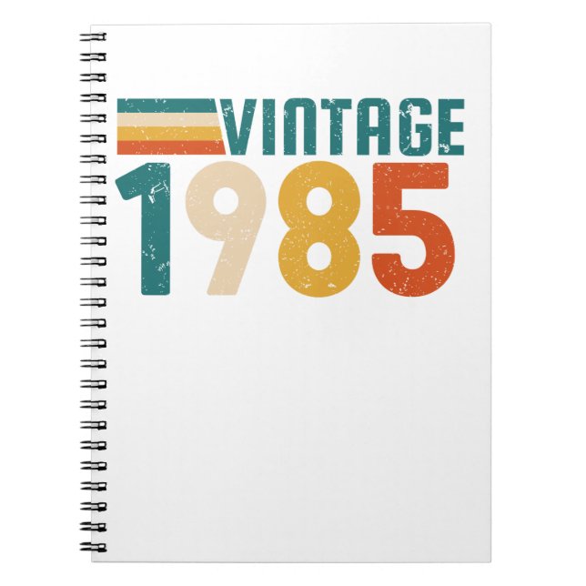 CUADERNO VINTAGE 1985 (Frente)
