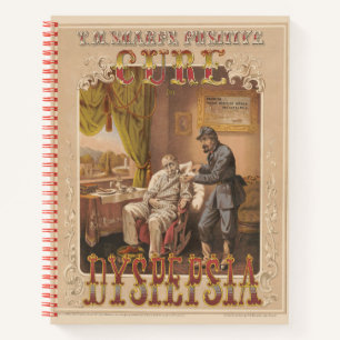 Cuaderno Vintage Ad T.M. Comparte La Curación Positiva Para
