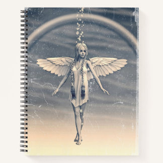 Cuaderno Vintage Angel under the Rainbow