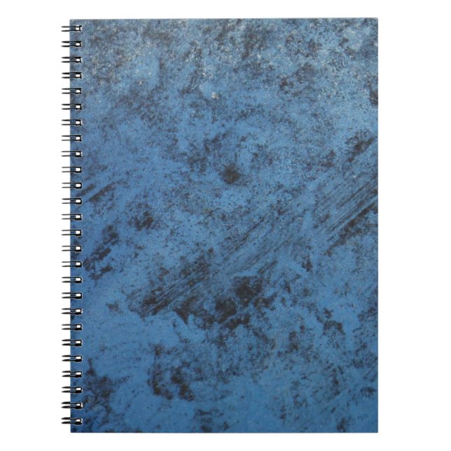 Cuaderno Vintage azul brillante (Frente)