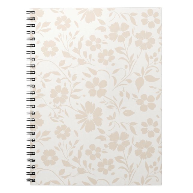 Cuaderno Vintage Bloom Soft Linen - Neutral (Frente)