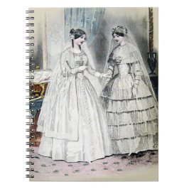 Cuaderno Vintage Bridal Brides Antiguo Boda Blanco