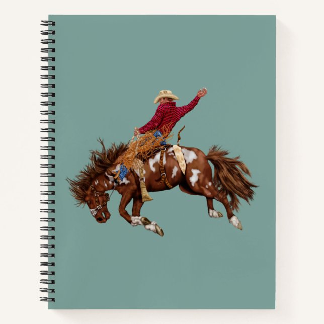 Cuaderno Vintage bronco rider (Anverso)