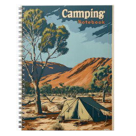 Cuaderno Vintage Camping Outback Australia