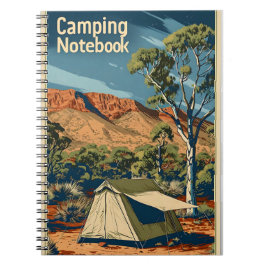 Cuaderno Vintage Camping Outback Australia