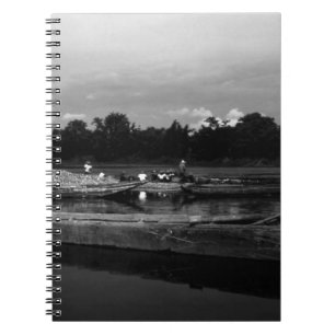 Cuaderno Vintage China Guilin Cormorant Fishman