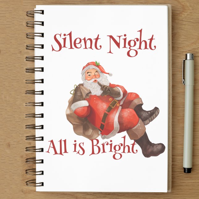 Cuaderno Vintage Christmas Funny Santa Claus (Subido por el creador)