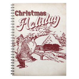 Cuaderno Vintage Christmas Holiday 