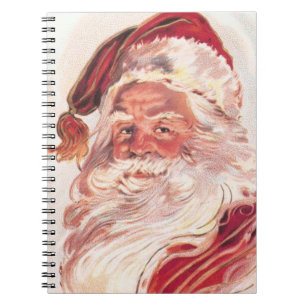 Cuaderno Vintage Christmas Santa Claus