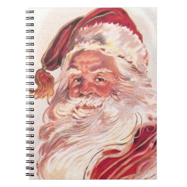 Cuaderno Vintage Christmas Santa Claus (Frente)