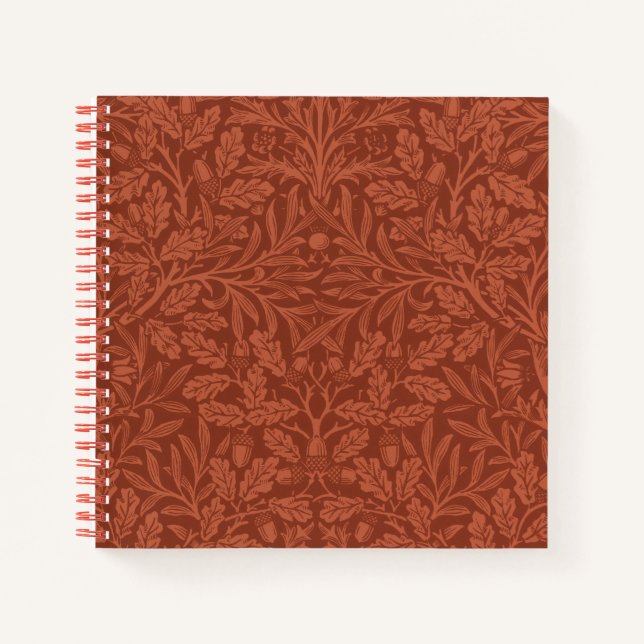 Cuaderno Vintage Christmas, William Morris (Anverso)