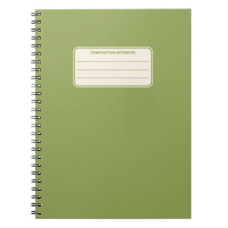 Cuaderno Vintage Classic Solid Color Composition