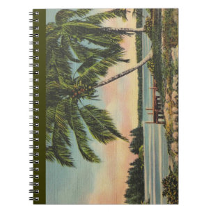 Cuaderno Vintage Coconut Palmas Breeze Tropical Sunset