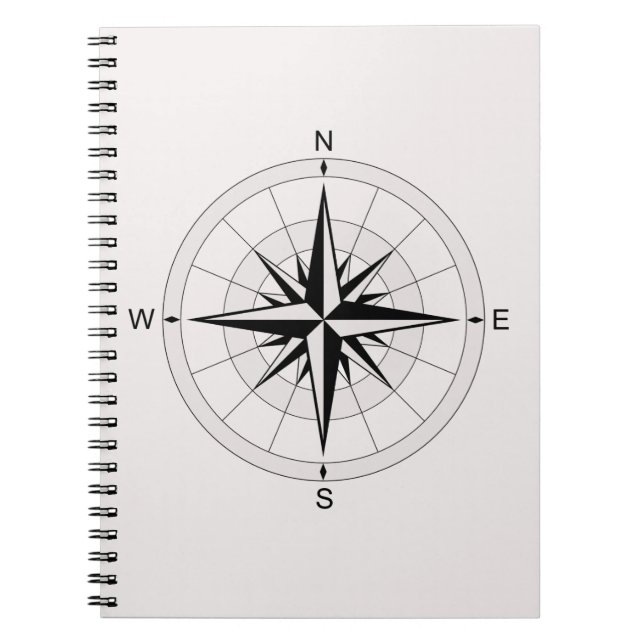 Cuaderno Vintage Compass Rosa (Frente)