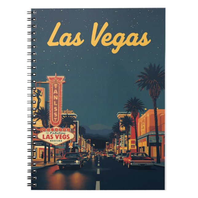 Cuaderno Vintage de Las Vegas (Frente)
