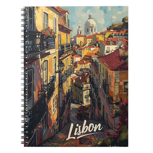 Cuaderno Vintage de Lisboa (Frente)