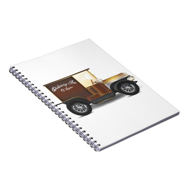 Cuaderno Vintage Delivery Van (Lado Derecho)