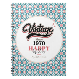 Cuaderno Vintage desde 1970