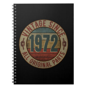 CUADERNO VINTAGE DESDE 1972 TODAS LAS PIEZAS ORIGINALES