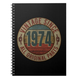 CUADERNO VINTAGE DESDE 1974 TODAS LAS PIEZAS ORIGINALES.