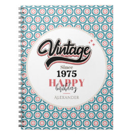 Cuaderno Vintage desde 1975