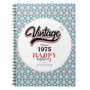 Cuaderno Vintage desde 1975