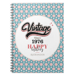 Cuaderno Vintage desde 1976