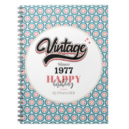 Cuaderno Vintage desde 1977