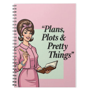 Cuaderno vintage divertido para mujeres - feminist