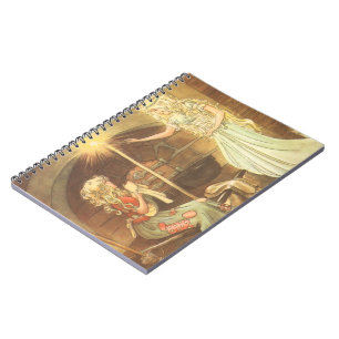 Cuaderno Vintage Fairy Tale, Cinderella and Fairy GodMom