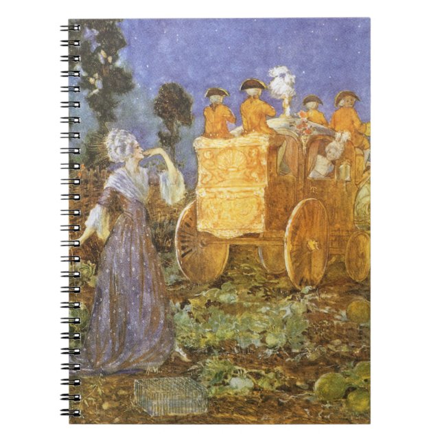 Cuaderno Vintage Fairy Tales Cinderella and Fairy GodMom (Frente)