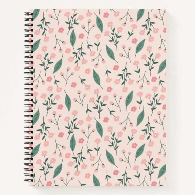 Cuaderno Vintage Floral (Anverso)