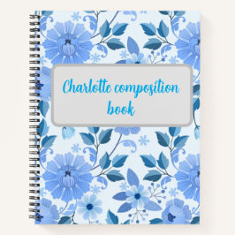 Cuaderno vintage floral adorable