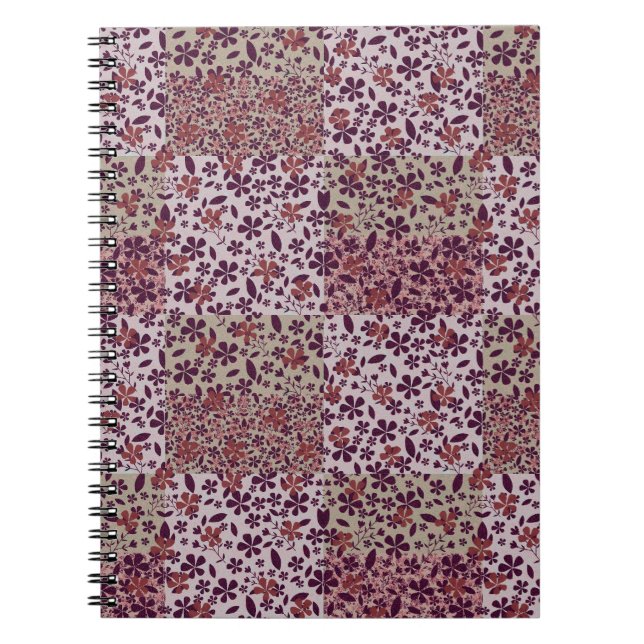 Cuaderno Vintage Floral Design – Classic Botanical blanket (Frente)