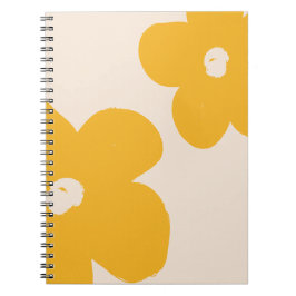 Cuaderno Vintage floral moderno Boho Mano de flores